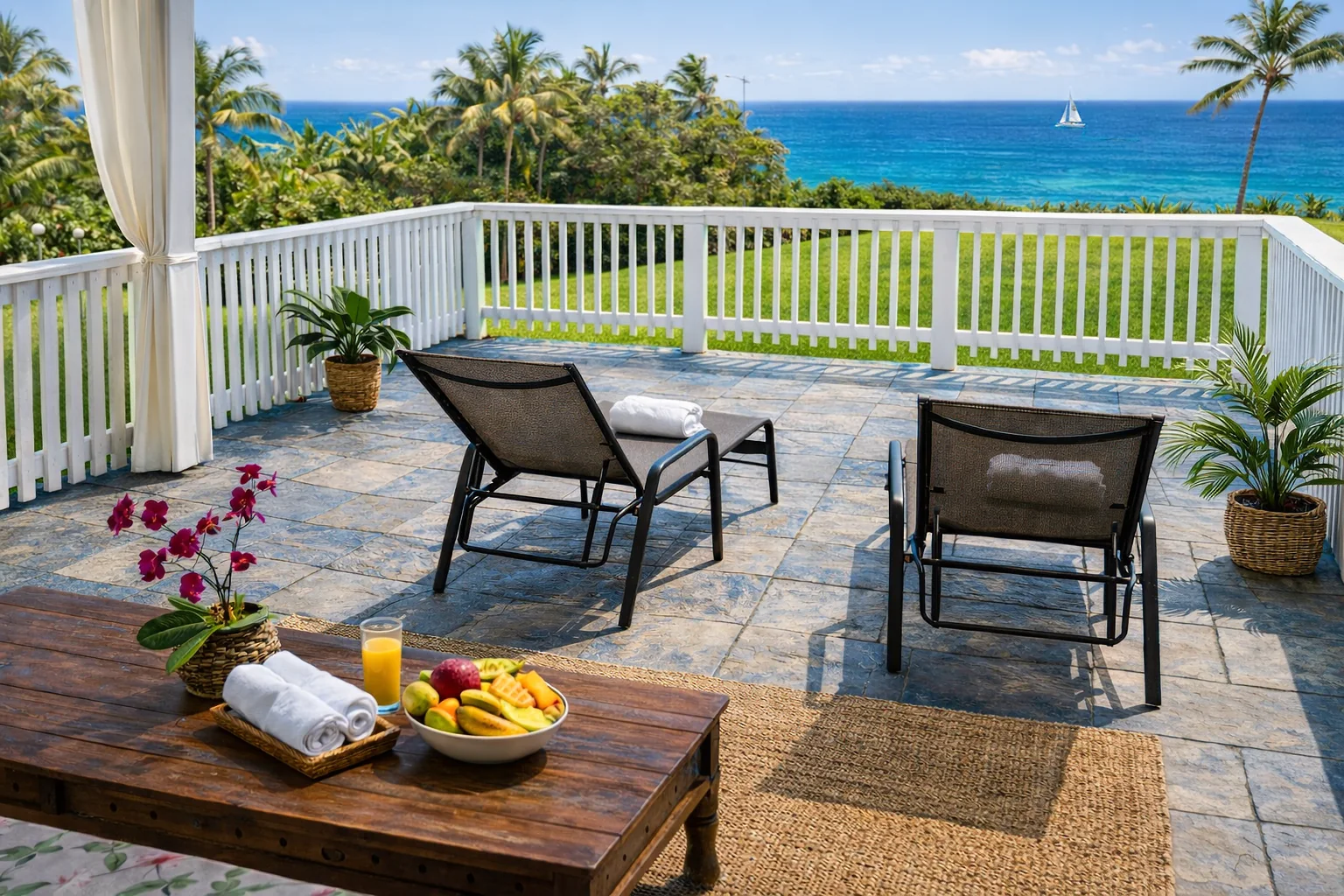 Ocean-view lanai